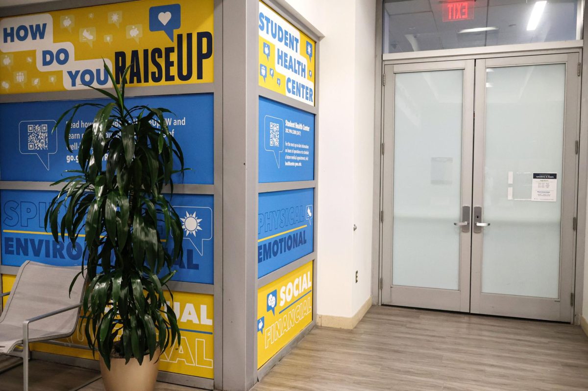 The Student Health Center in the University Student Center.