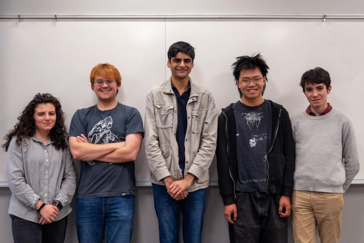 The Youth Democratic Socialists of America executive board poses for a portrait.
