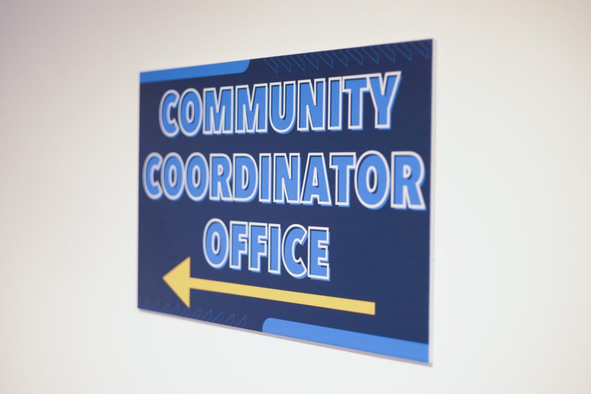 The community coordinator office in District Hall. 