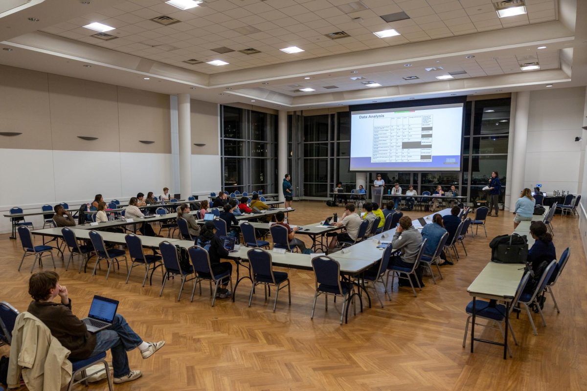 The Student Government Association meeting on Monday.