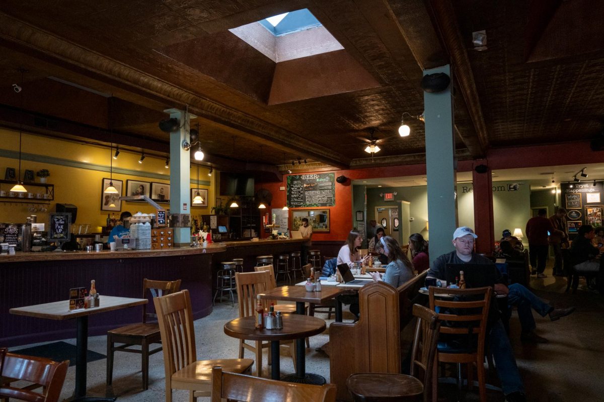 Customers lounge at Tryst.