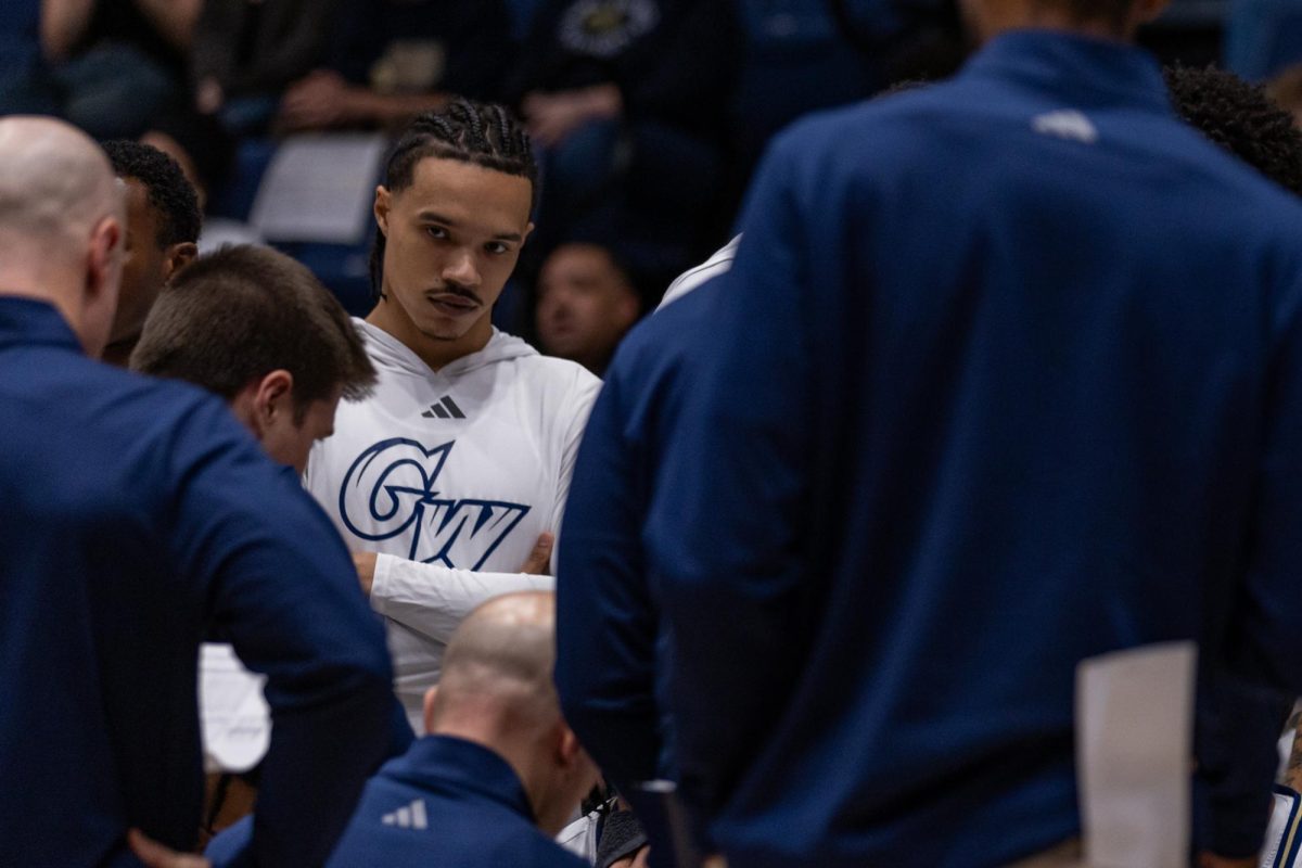 Redshirt senior guard Trey Moss during a game against Old Dominion in November.