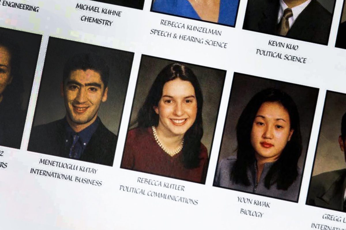 Commencement speaker Rebecca Kutler in the 2011 edition of the GW Cherry Tree.