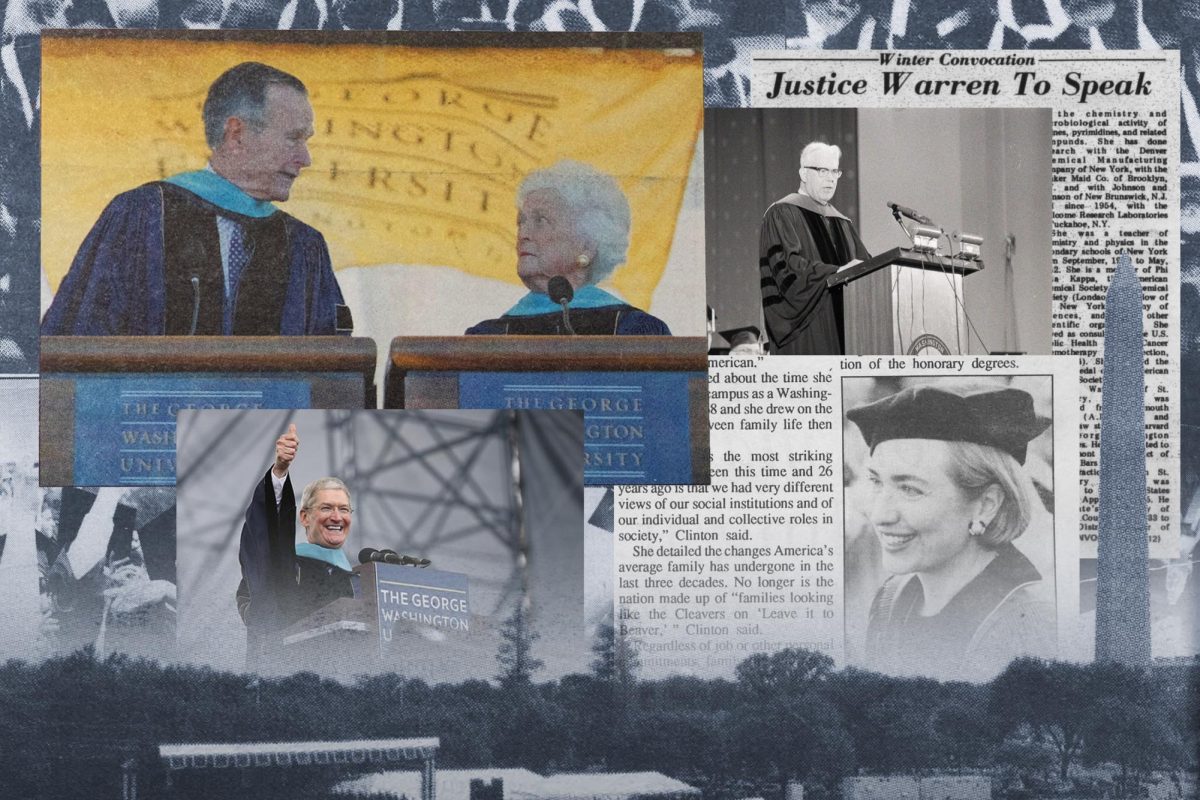 Hatchet archives of past University Commencement ceremonies.