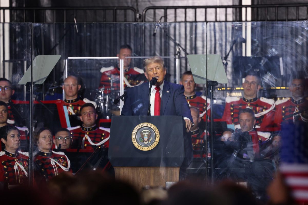 President Donald J. Trump speaks at the kick-off event for the Great American State Fair. 