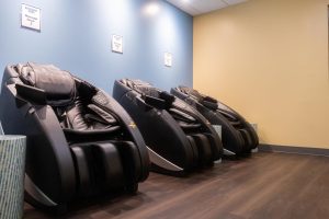 The recovery zone located at the Lerner Health and Wellness Center.